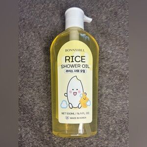 Korean BONNYHILL Rice Shower Oil 16.9 Fl. Oz. / 500ML, New